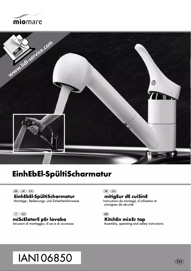 Página 1 del manual Manual de usuario Miomare IAN 106850