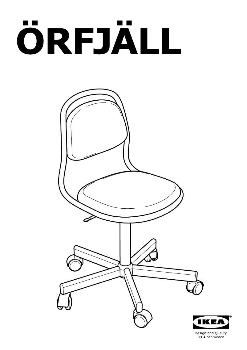 Imagen de la primera página del manual del dispositivo ORFJALL