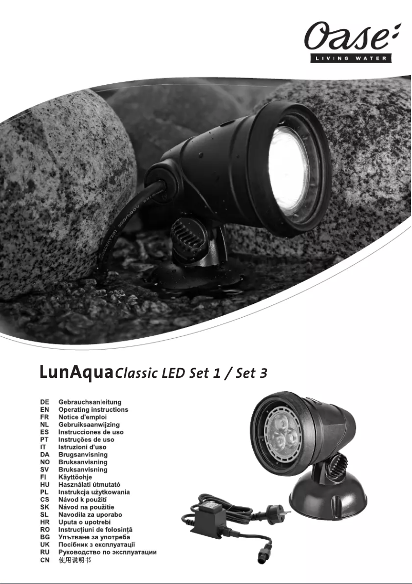 Página 1 del manual Manual de usuario Oase LunAqua Classic LED
