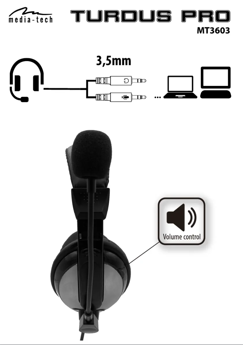 Página 1 del manual Manual de usuario Media-Tech TURDUS PRO MT3603