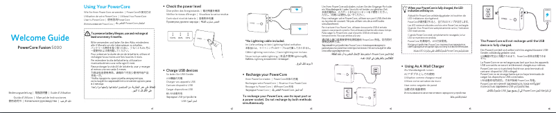 Página nº 1 - Manual de usuario Anker PowerCore Fusion 5000