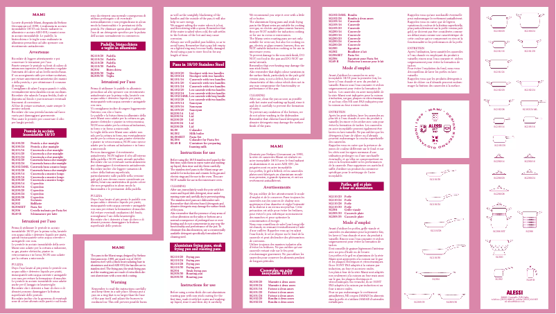 Imagen de la primera página del manual del dispositivo Mami