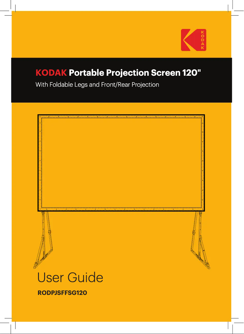 Página nº 1 - Manual de usuario Kodak RODPJSFFSG120