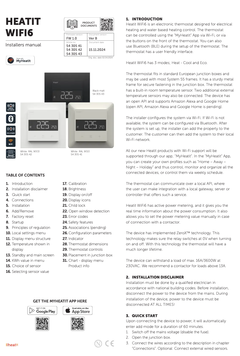 Imagen de la primera página del manual del dispositivo WiFi6