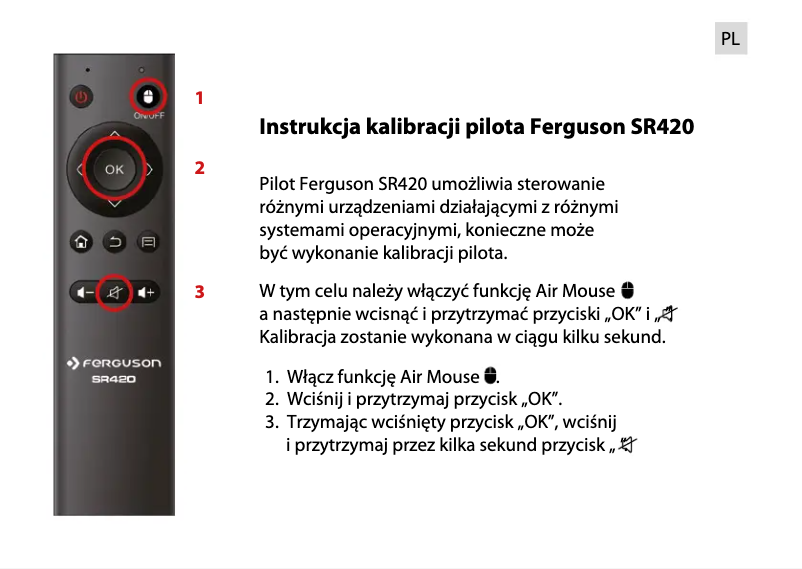 Imagen de la primera página del manual del dispositivo RS420