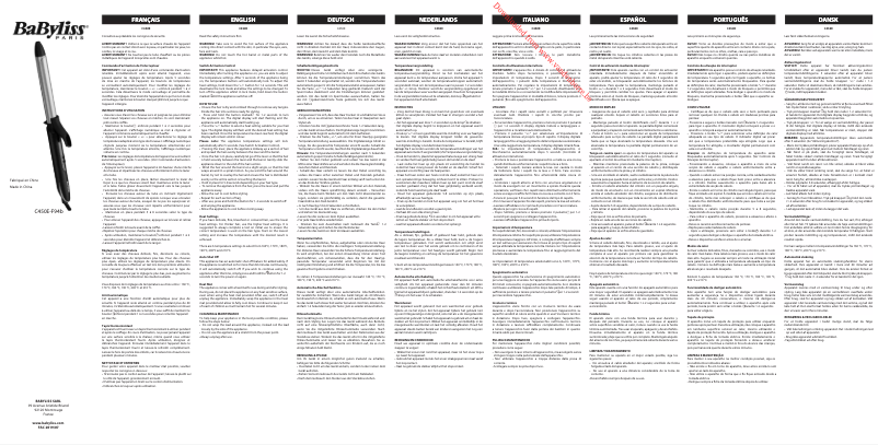 Imagen de la primera página del manual del dispositivo C450E
