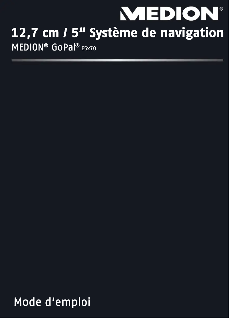 Página 1 del manual Manual de usuario Medion GoPal E5270 M40