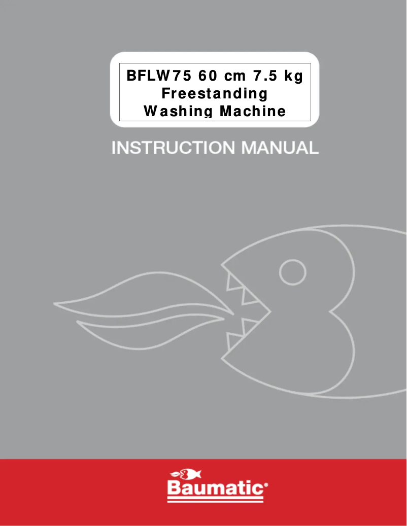 Página 1 del manual Manual de usuario Baumatic BFLW75