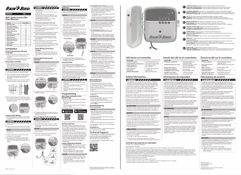 Página nº 1 - Manual de usuario Rain Bird ARC8
