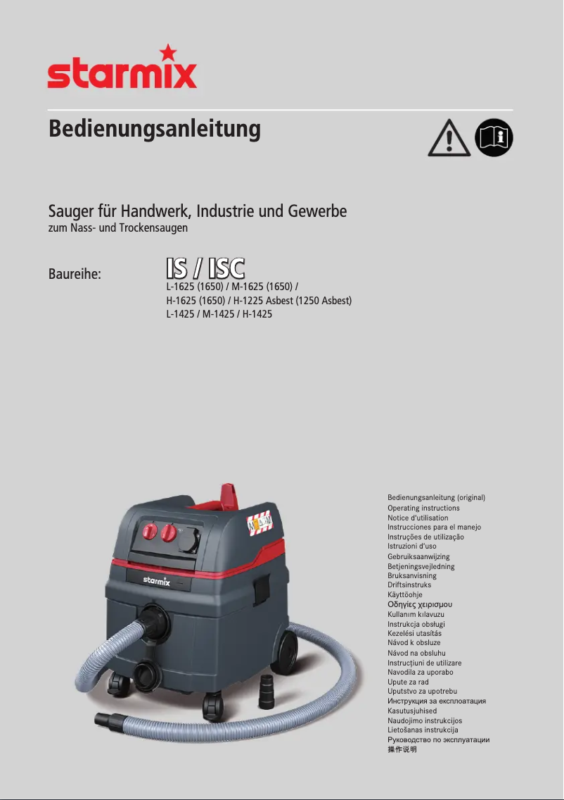 Página 1 del manual Manual de usuario Starmix ISC L-1625