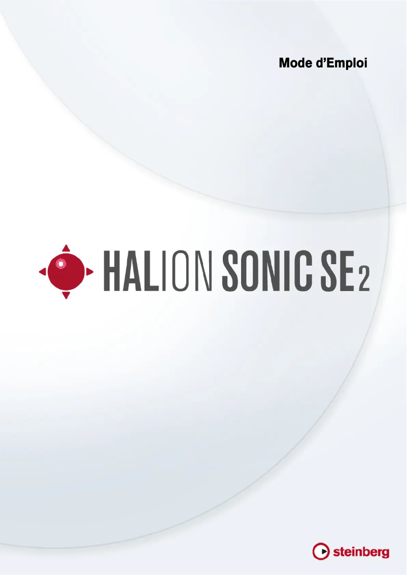 Imagen de la primera página del manual del dispositivo Halion Sonic SE2