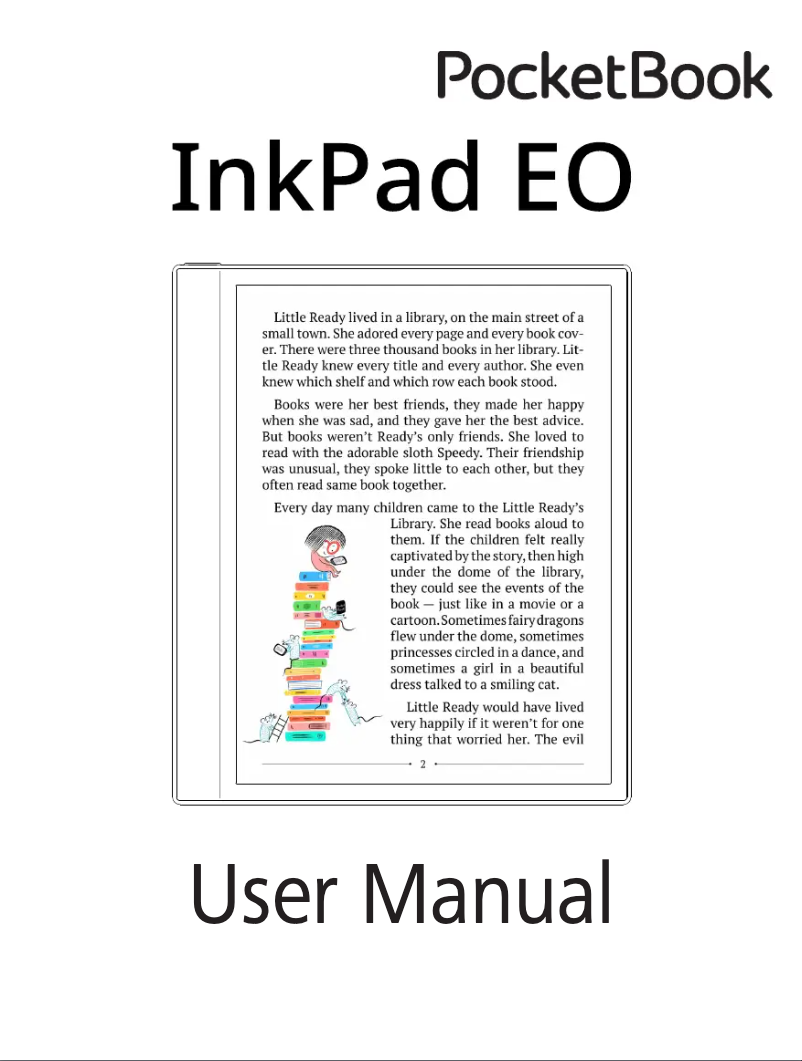Página 1 del manual Manual de usuario PocketBook InkPad EO