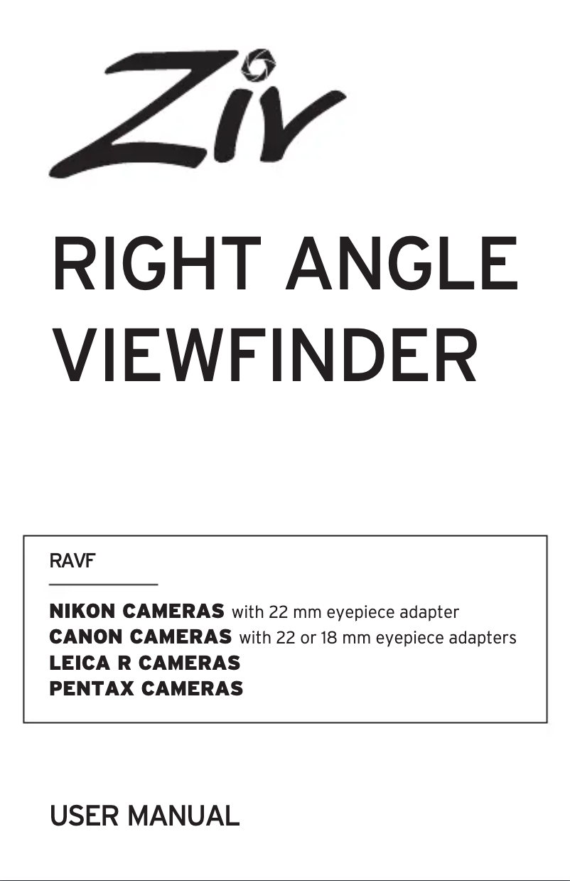 Imagen de la primera página del manual del dispositivo RAVF