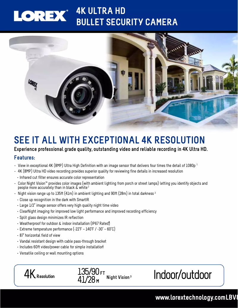 Página nº 1 - Ficha técnica Lorex LBV8531B