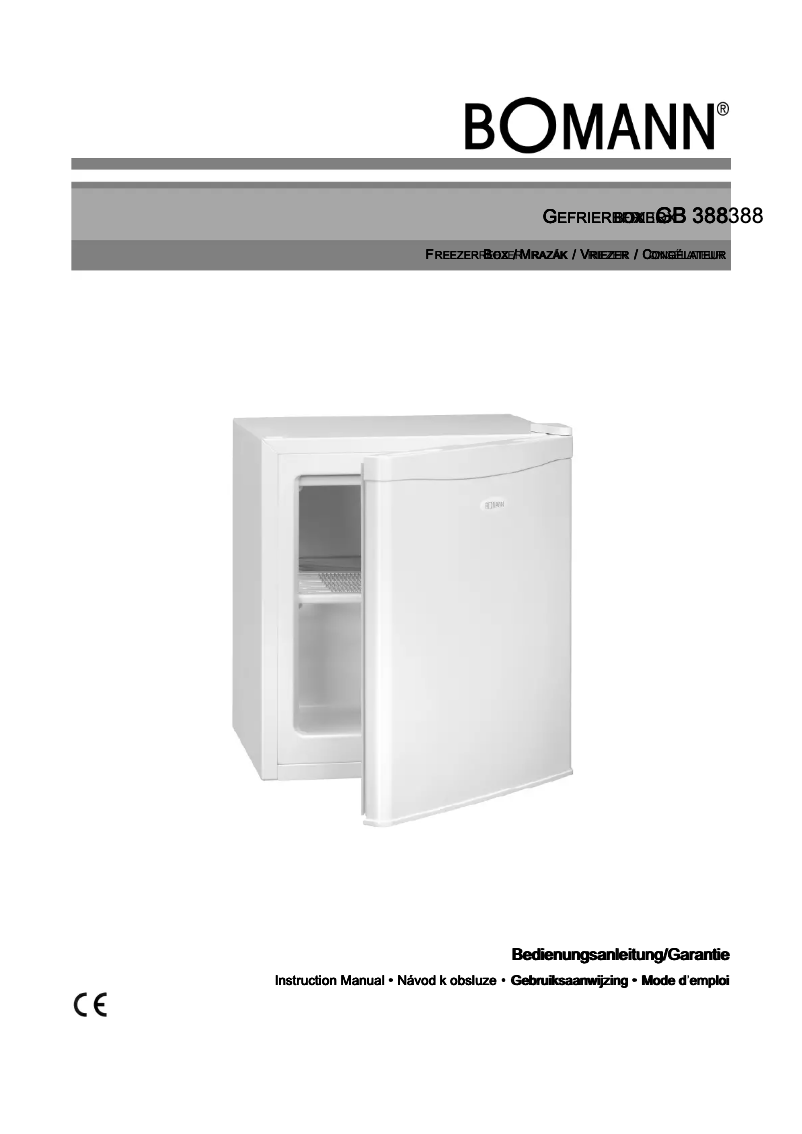 Imagen de la primera página del manual del dispositivo GB 388