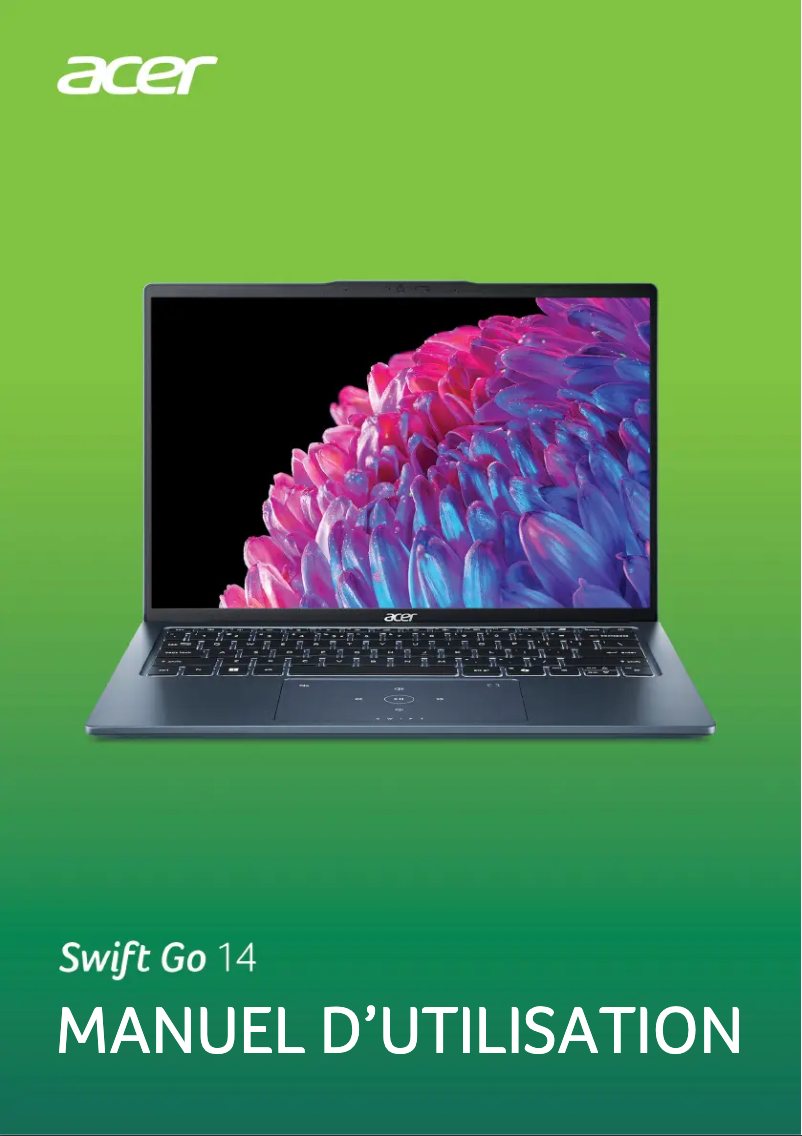 Página nº 1 - Manual de usuario Acer Swift Go 14
