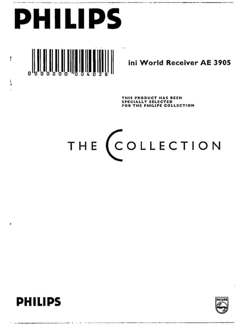 Imagen de la primera página del manual del dispositivo AE3905