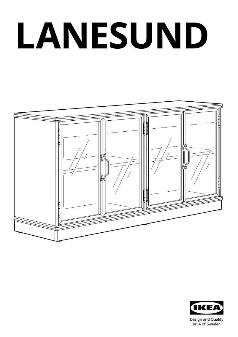 Página 1 del manual Manual de usuario Ikea LANESUND 904.665.46