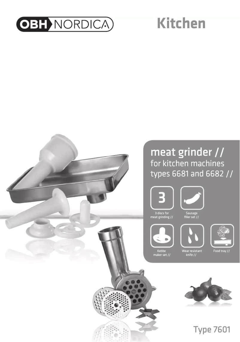 Imagen de la primera página del manual del dispositivo 7601