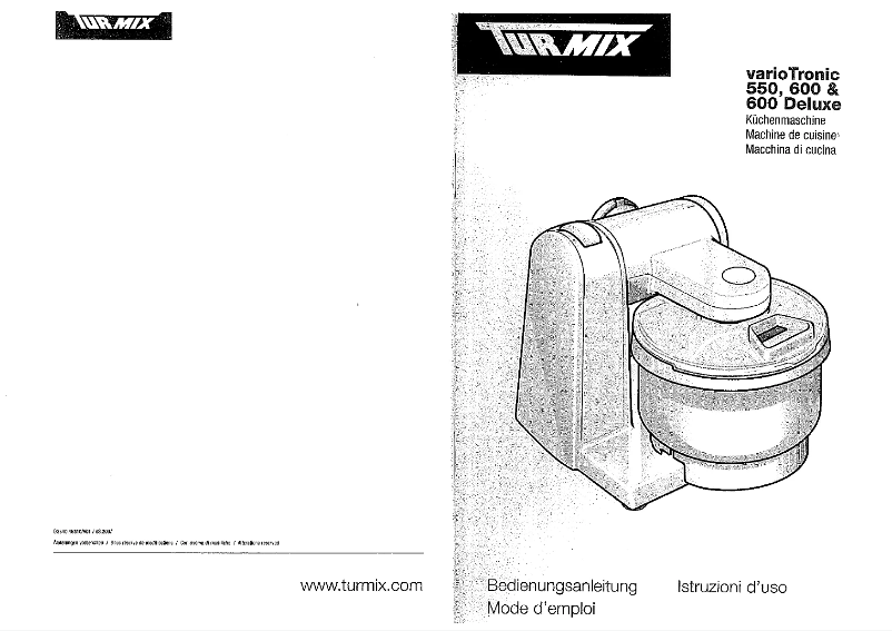 Imagen de la primera página del manual del dispositivo VarioTronic 550