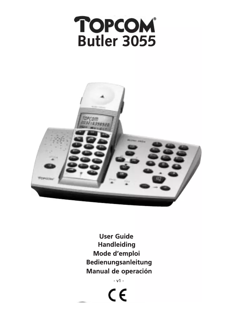 Página 1 del manual Manual de usuario Topcom Butler 3055
