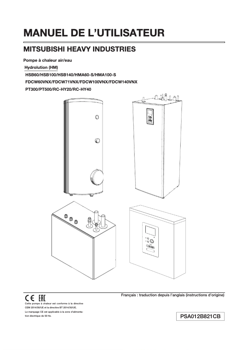 Imagen de la primera página del manual del dispositivo HSB60