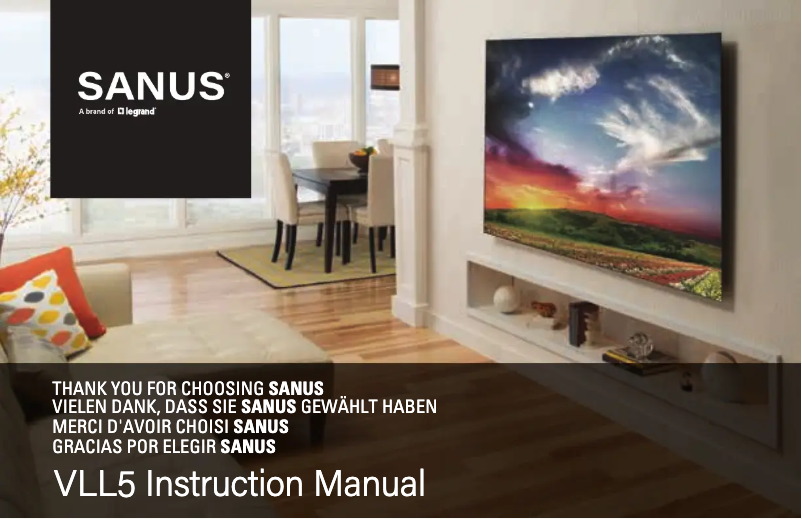 Imagen de la primera página del manual del dispositivo VLL5