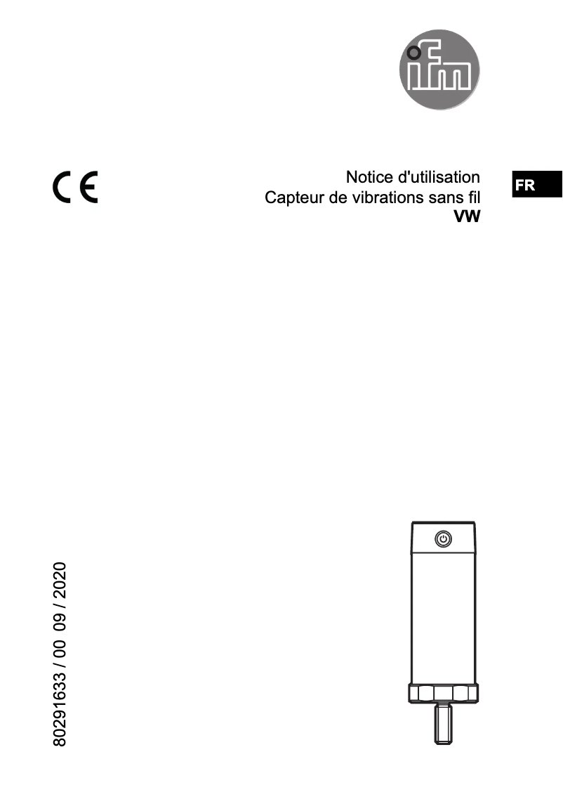 Imagen de la primera página del manual del dispositivo VWV002