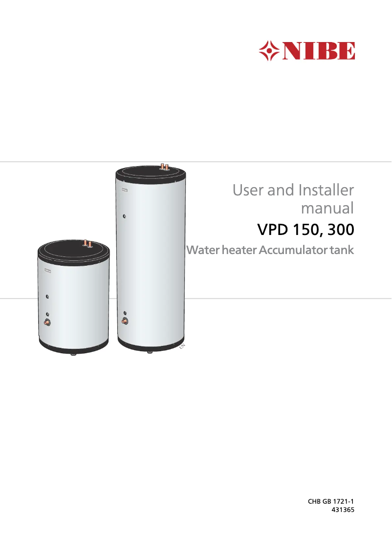 Imagen de la primera página del manual del dispositivo VPD 300