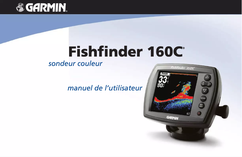 Imagen de la primera página del manual del dispositivo Fishfinder 160C