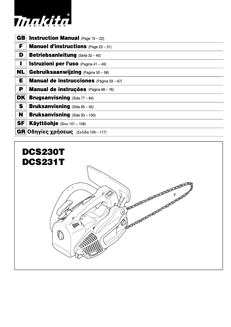 Imagen de la primera página del manual del dispositivo CS230TC