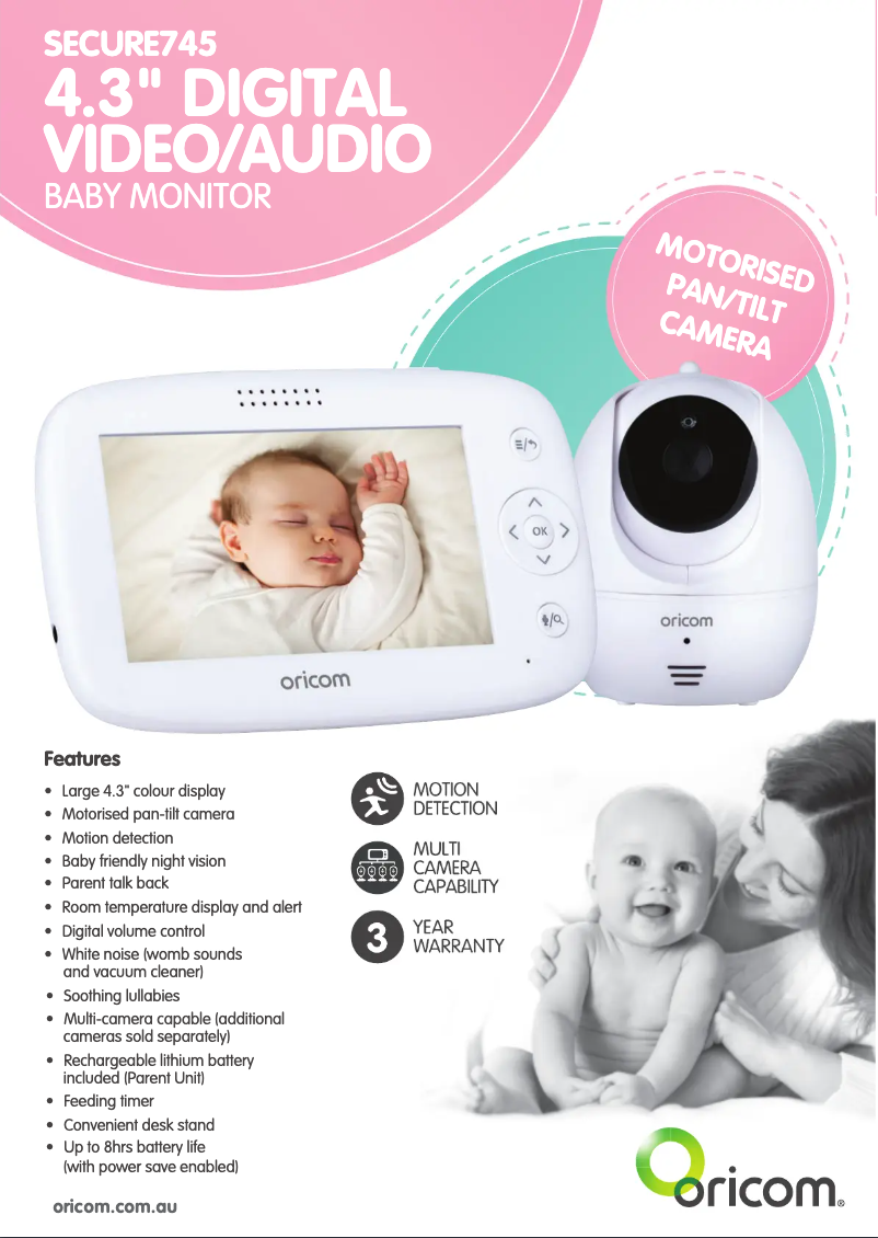 Imagen de la primera página del manual del dispositivo Secure 745