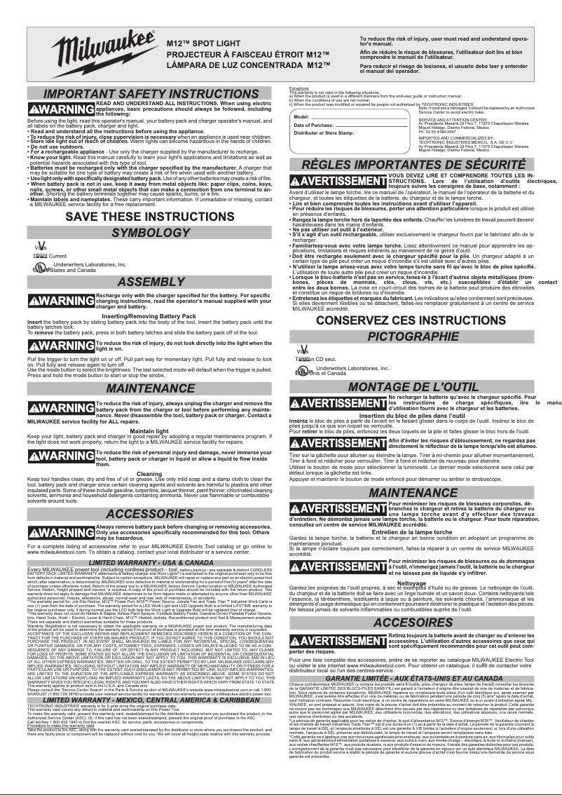 Imagen de la primera página del manual del dispositivo 2353-20