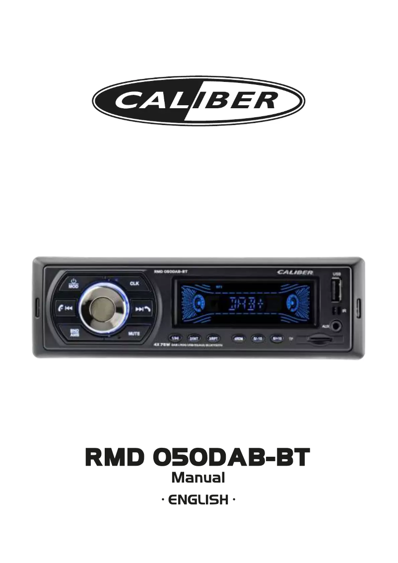 Página 1 del manual Manual de usuario Caliber RMD050DAB-BT