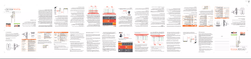 Imagen de la primera página del manual del dispositivo Kronos 1200-AC