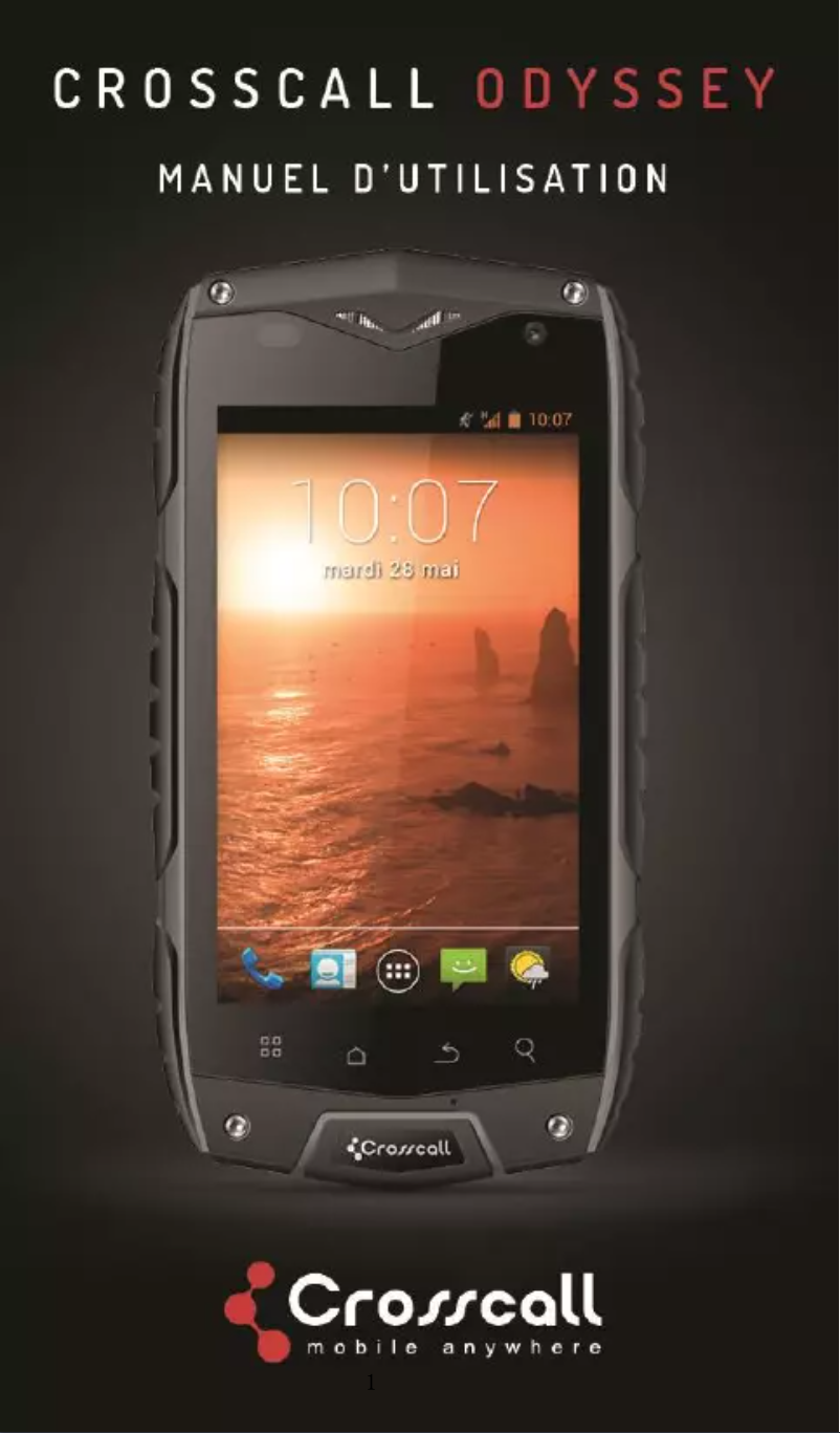 Imagen de la primera página del manual del dispositivo Odyssey