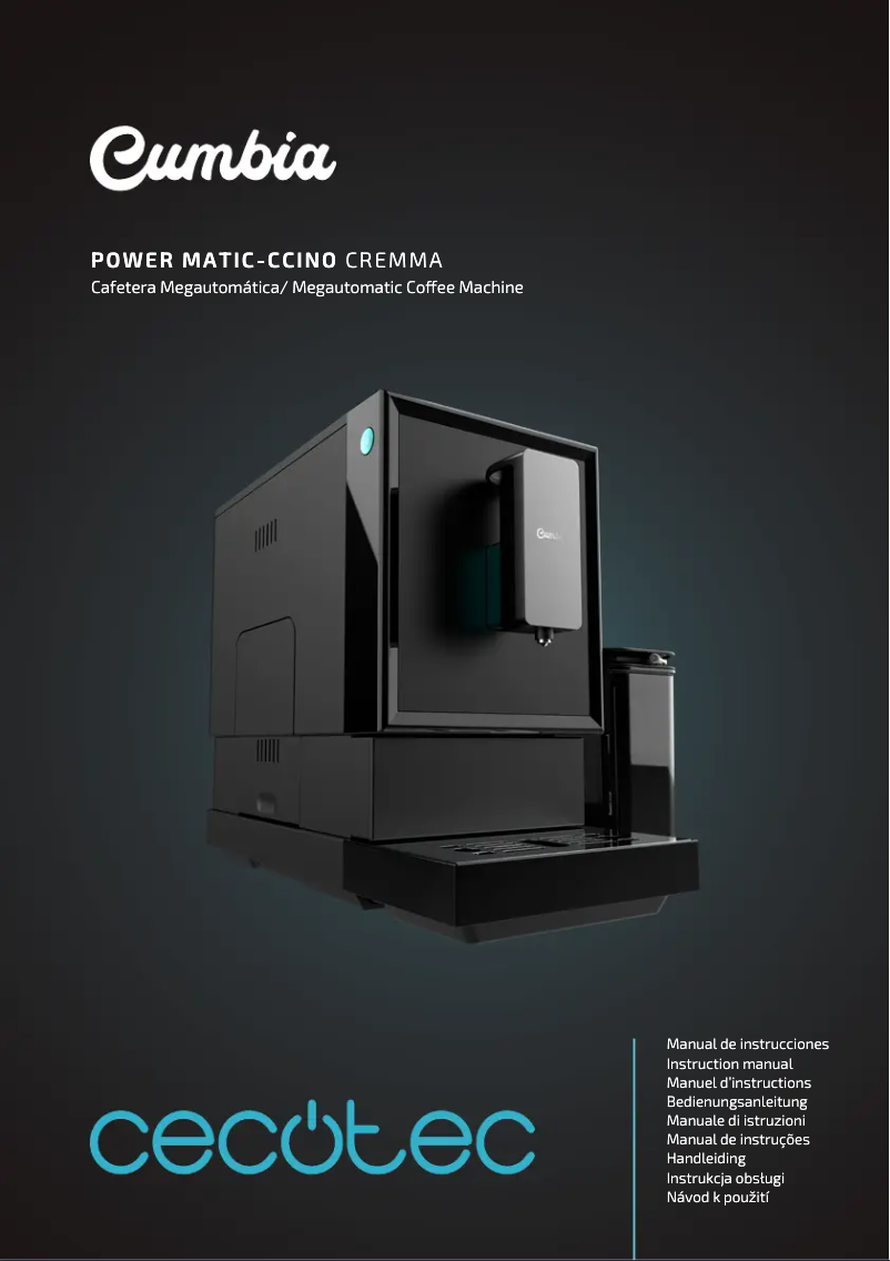 Página nº 1 - Manual de usuario Cecotec Power Matic-ccino Cremma
