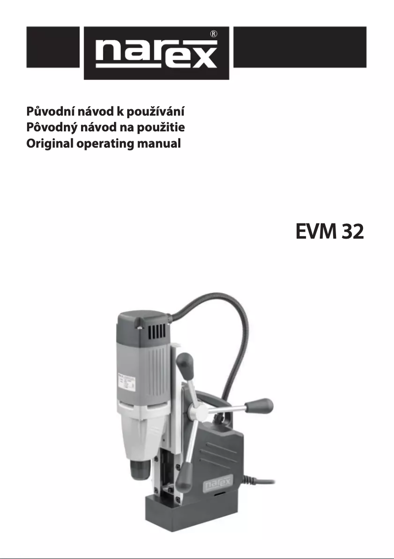 Página 1 del manual Manual de usuario Narex EVM 32