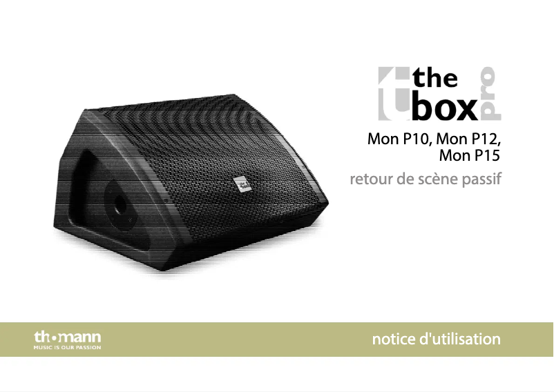 Página 1 del manual Manual de usuario The Box Pro Mon P12