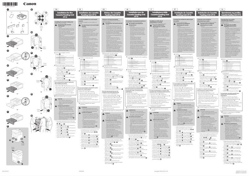 Imagen de la primera página del manual del dispositivo WG7250F