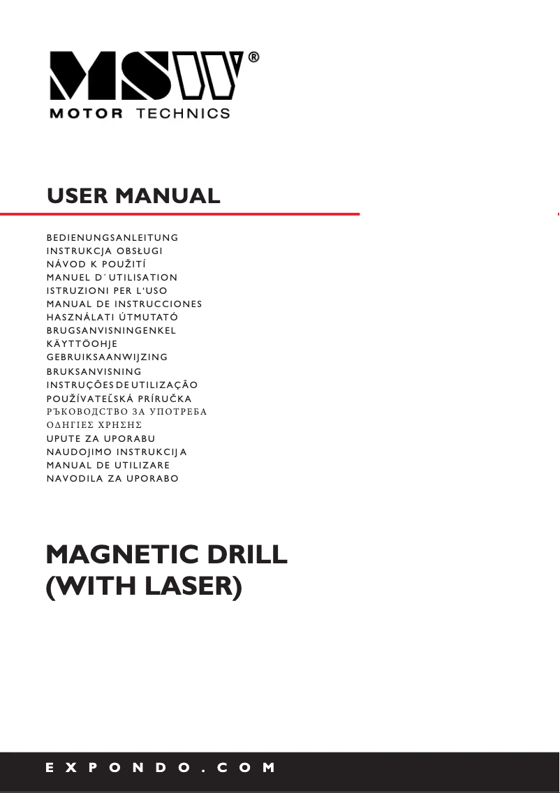 Página 1 del manual Manual de usuario MSW MSW-MD32-PRO