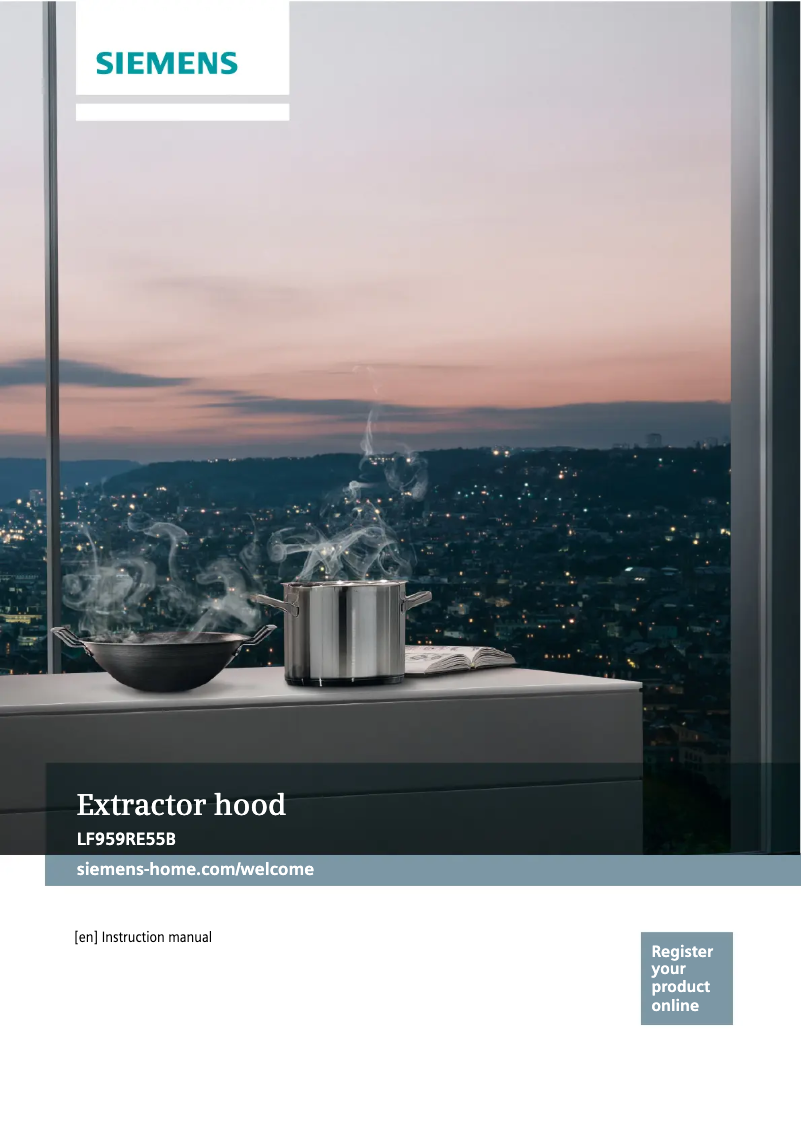Imagen de la primera página del manual del dispositivo LF959RE55B