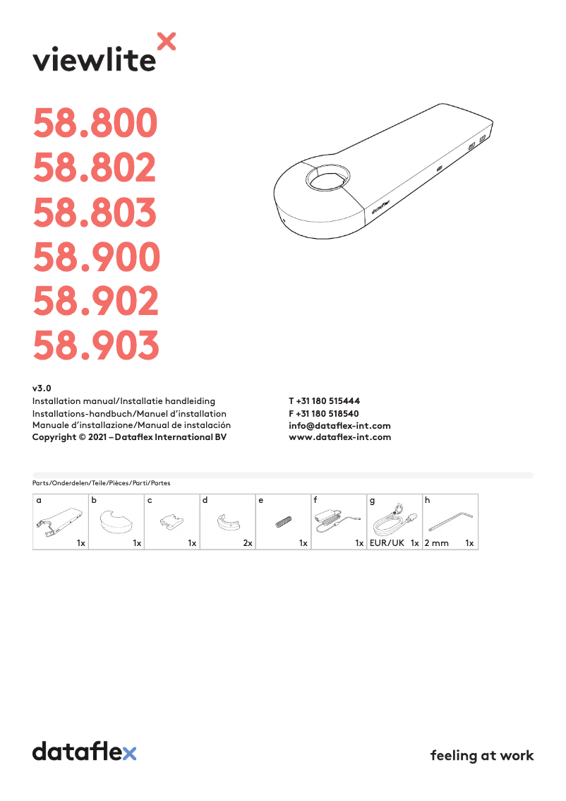 Página 1 del manual Manual de usuario Dataflex Viewlite 58.900