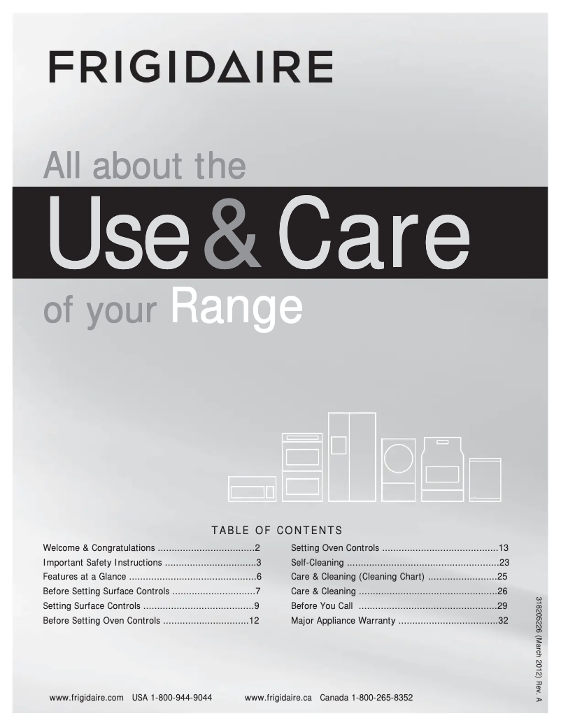 Imagen de la primera página del manual del dispositivo FGEF302TNF