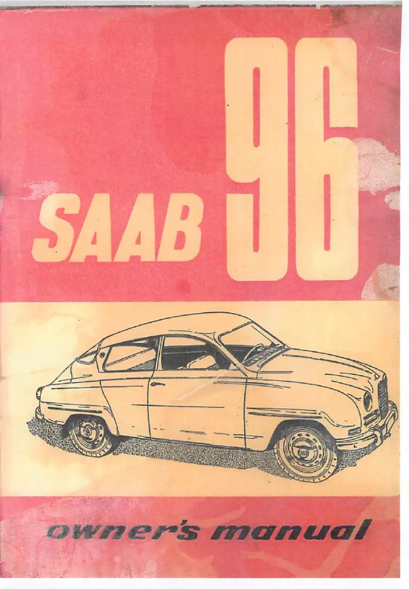 Página 1 del manual Manual de usuario Saab 96 (1960)