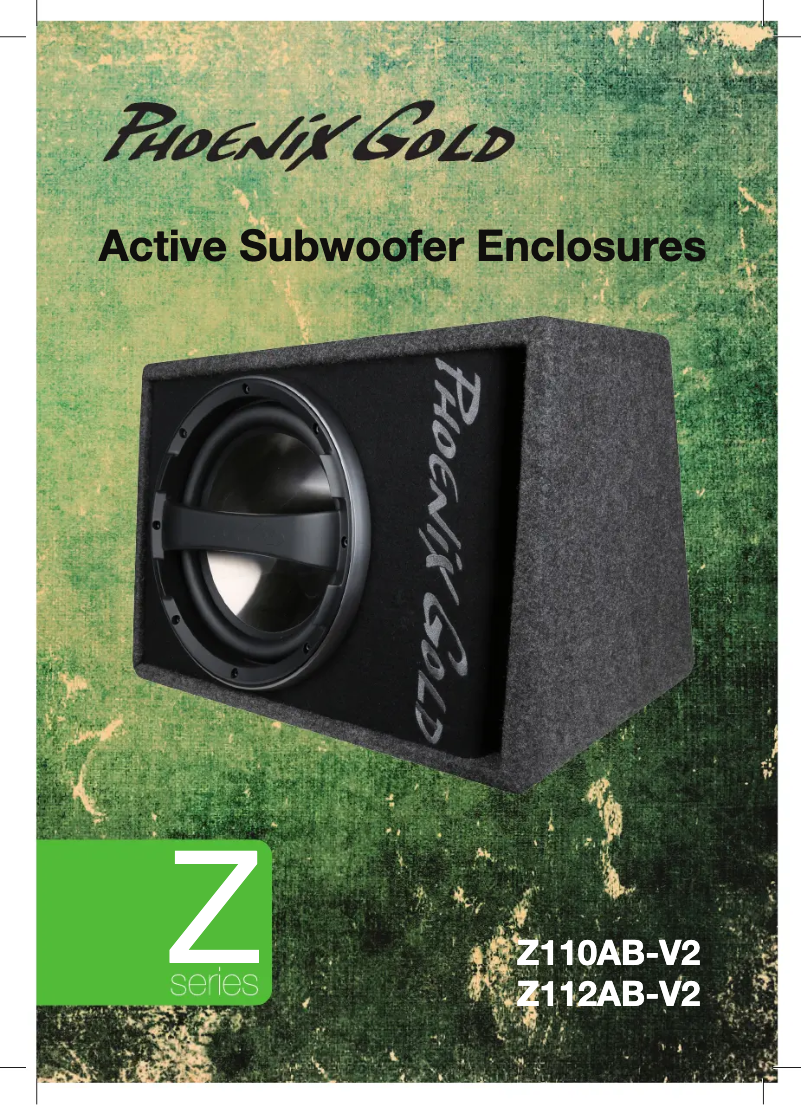 Imagen de la primera página del manual del dispositivo Z110AB-V2