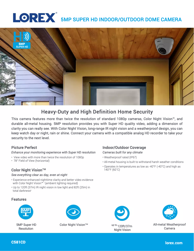 Imagen de la primera página del manual del dispositivo C581CD