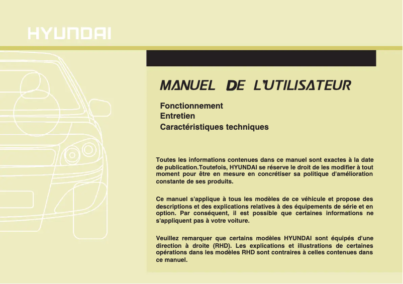 Imagen de la primera página del manual del dispositivo Accent (2012)