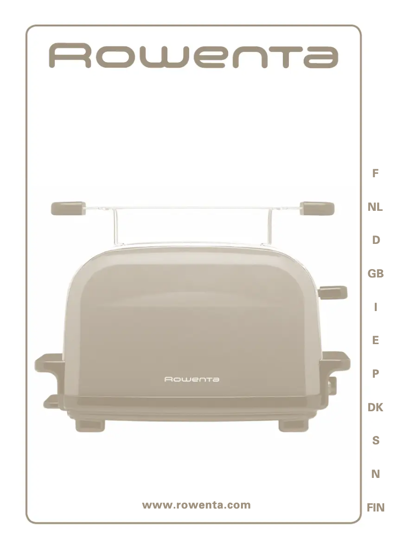 Página 1 del manual Manual de usuario Rowenta Reminisce TT380031
