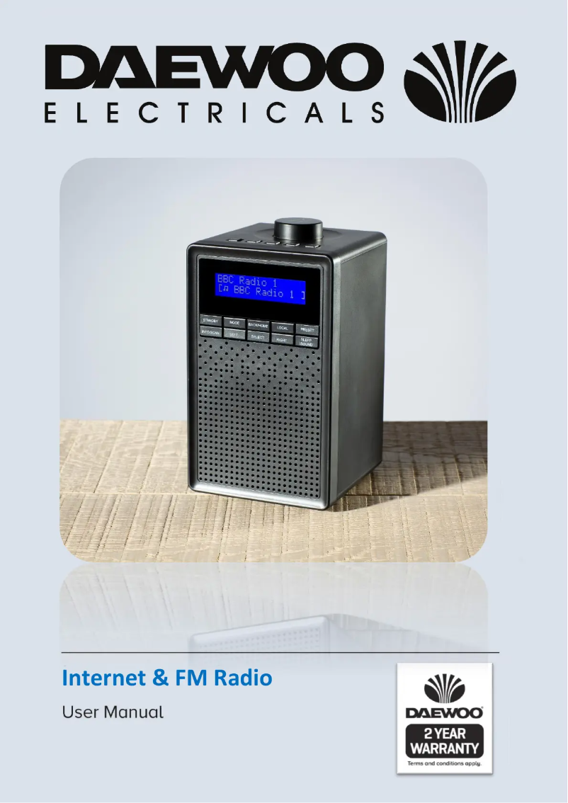 Página 1 del manual Manual de usuario Daewoo AVS1400